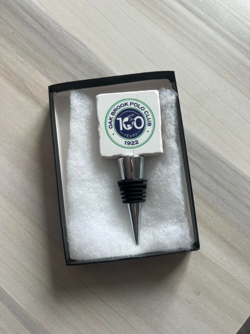 Oak Brook Polo Club 100 Anniversary Wine Stopper